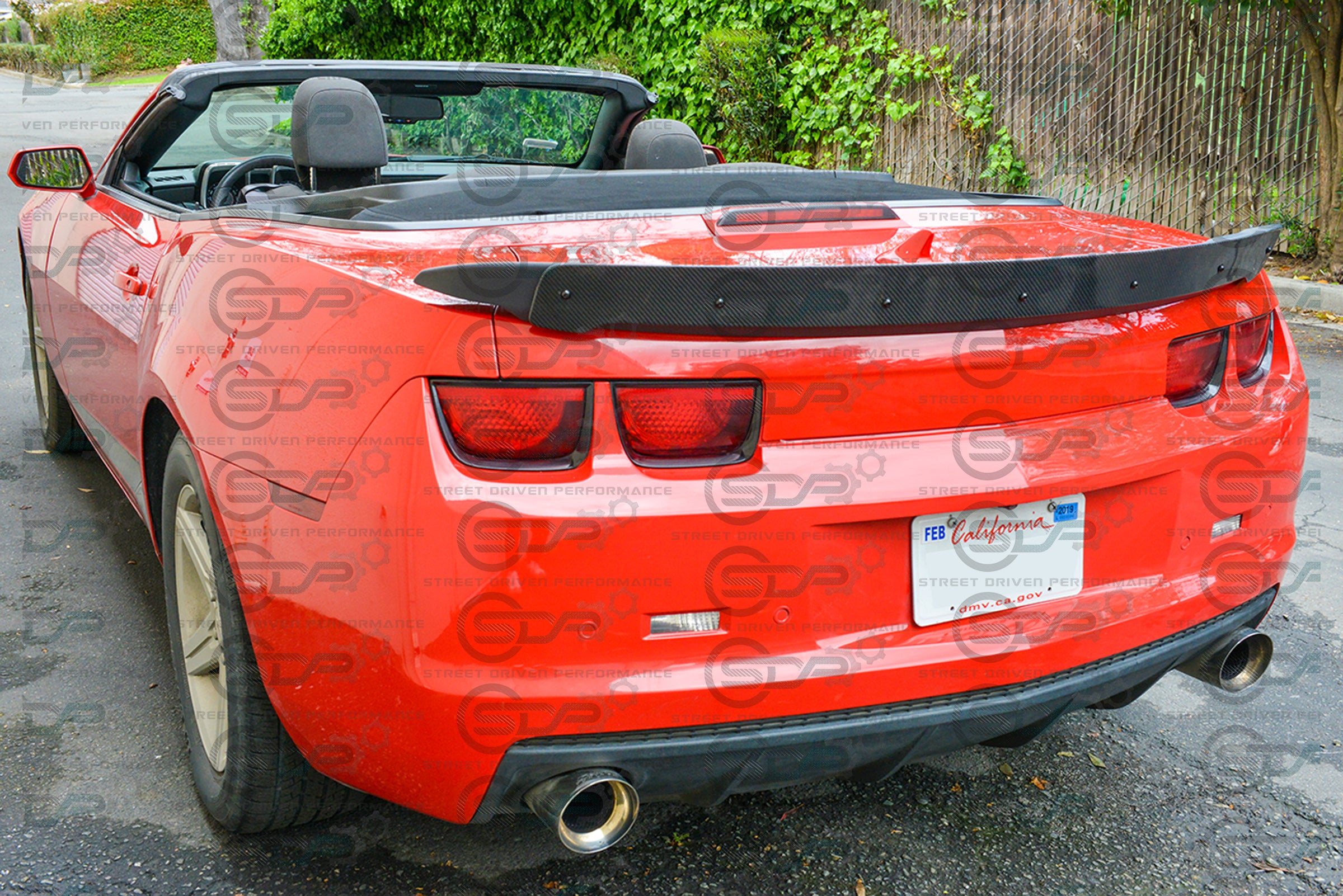 2010-2013 5th Gen Camaro - "ZL1 Style" Rear Trunk Lid Spoiler Wing  with Wickerbill - for models